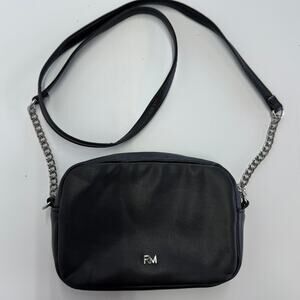 Rebecca Minkoff Purse Women Black Pavili Studded Quilted Crossbody Vegan Leather